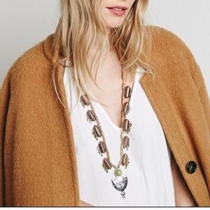 NWOT Free People Tribal Mixed Metals Necklace